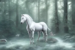 white horse FOREST