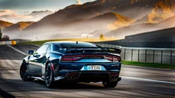 Challenger Lamborghini Modern Design , REAR view, perfect model, perfect details, perfect everything,desktop wallpaper, 4K, Cinematic