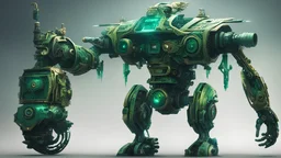 magic greenocean machineAztec robot