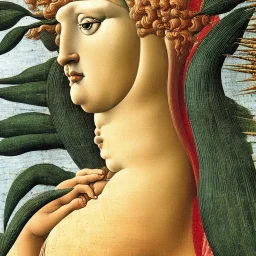 close up of vulva by botticelli