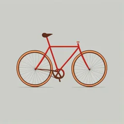 minimalistic bicycle illustration