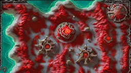 blood red dessert crimson corruption hell wastelands battlemap