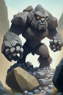 a rock golem