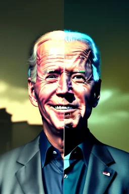 realistic image, joe biden zombie, night, walking twisted, waist up view, 80s, dark ambient, highly detailed, sky background, concept art, unreal engine 5, god rays, ray tracing, RTX, lumen lighting, ultra detail, volumetric lighting, 3d, finely drawn, high definition, high resolution.