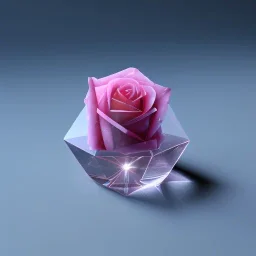 Transparent Crystal Rose