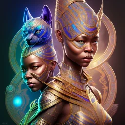 sango fantasy, fantasy magic, intricate, sharp focus, illustration, highly detailed, digital painting, concept art, matte, artgerm and paul lewin and kehinde wiley, masterpiece Asian black panther Egyptian silver space lady space galaxy