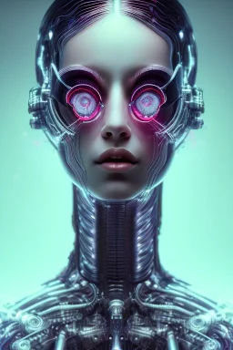 cyberpunk, glas head, women, portrai, open mouth, perfect skin, tron, cyborg , perfekt, real, dream, hr giger