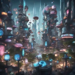 A wonderland cybercity