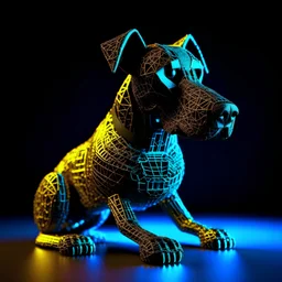 Dog cyber 3D