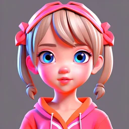 cute girl 3D