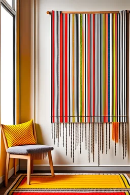 A woven hanging design inspired by Egyptian cultural heritage