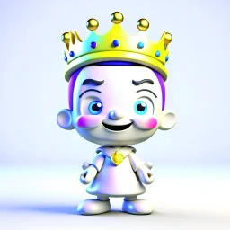 King cheerful 3D cute