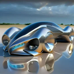 futuristic car which is very aerodynamic high definition