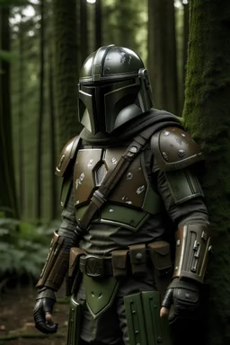 Mandalorian forest armor