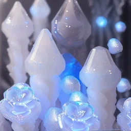 ultra detailed matte painting of many tiny epic fantasy ice flowers and many tiny semi transparent white snowflakes, majestic, intricate, masterpiece, insanely detailed, 4k resolution, cinematic smooth, intricate details , soft smooth lighting, vivid pastel colors, iridescent accents