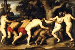 Titian – The Punishment of Marsyas, 1570-1576
