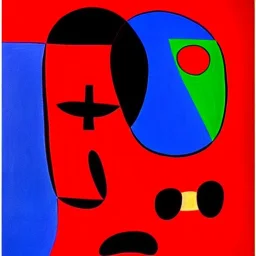 portrait of a woman joan miro style