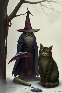 Wizard,snakebat and fat cat, add some fucking realism with no mutants, and a foggy background