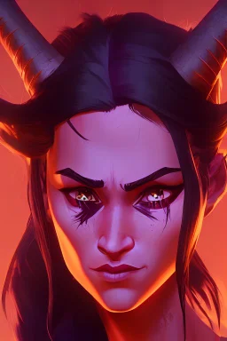 bright red glowing eyes, medieval city background