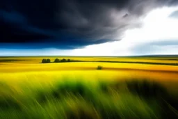 ÇPrairie, landscape photography, expansive, awe-inspiring, breathtaking, vivid colors, dramatic lighting, wide-angle, sharp focus, good exposure, midday, hurricane