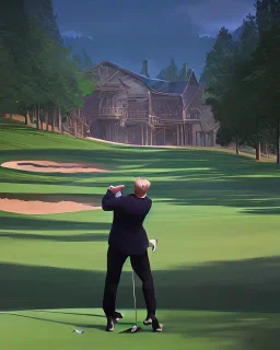 Donald trump golf