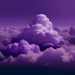 cloudy image with purple no realistic