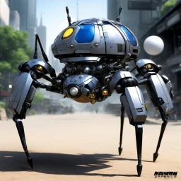 Utility Spider Droids from Masamune Shirow Inc. Ranging from the size of an appleseed to a golf ball , A multi-legged, small self-propelled mechanical utility droid, equipped with the famous Shirow AI brain. Its function is to assist with small tasks: repair and maintenance, surveillance and alert of any potential threats, also is equipped with a plasma disrupter (NATURALLY) that is built in, it can assist in combat situations.Built from compressed hydrolyum, and Powered by a micro Thorium (TH30