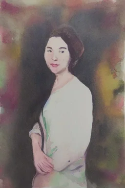 Portrait lady, full body shot, full-color medium shot EnglishMajor