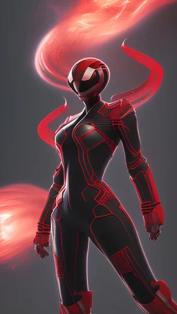 Marvel superhero based on hornet in red and black colour with out cut