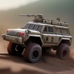 Gi joe driving White lunar armored rover with claw