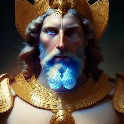 portrait of the god jupiter, greek mythology, intricate, headshot, highly detailed, digital painting, artstation, concept art, sharp focus, cinematic lighting, illustration, art by artgerm and greg rutkowski, alphonse mucha, cgsociety