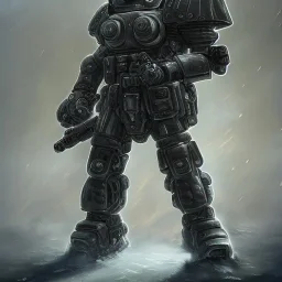 8k Quality, Power Armored Marine Portrait