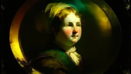 art by Joshua Reynolds, Coloroid, cyclic, oil paint