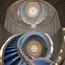 A centrepiece staircase masterpiece of Ora Ito Designed based by an idea of Ora Ito