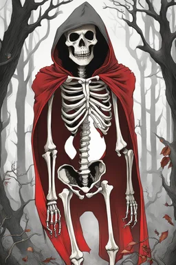 Red riding hood skeleton