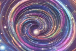 spiral, stars, swirl