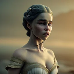 Full body, 3d render, Emilia clarke, 1800's women style, 1800'hair style, 1800's women dress style, hyper realistic, octane render, unreal engine 5, 8k, palace background, uhd