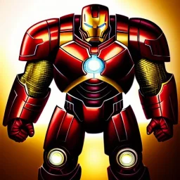 ultra detailed fullbody portrait of IronMen with Hulkbuster Armor, extremely detailed digital painting, intrincate, extremely detailed face,crystal clear Big Glowing eyes, mystical colors , perfectly centered image, perfect composition, rim light, beautiful lighting, 8k, stunning scene, raytracing, in the style of robert e howard and pablo oliveira and Ken Kelley and Ohrai Noriyoshi and Simon Bisley