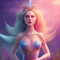 Beautiful princess mermaid