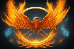 Phoenix like infinity logo