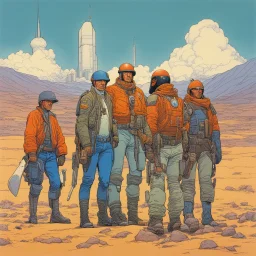 Team Human by Moebius