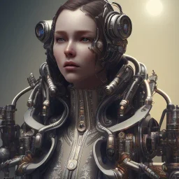 full body cyborg| full-length portrait| detailed face| symmetric| steampunk| diselpunk| cyborg| intricate detailed| to scale| hyperrealistic| cinematic lighting| digital art| concept art| unreal engine 5