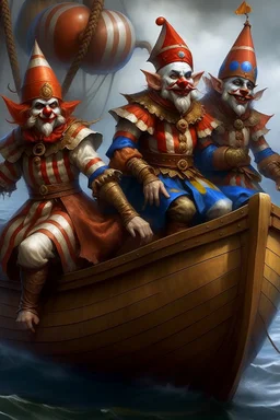 medival ship o clowns