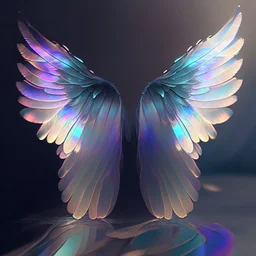 iridescent wings