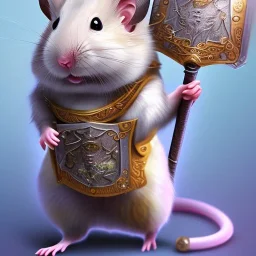 Fantasy savaşçı hamster, fantastik bir hayal gücünüzle oluşturduğunuz hayali bir hamster türüdür. Bu tür hamsterların özellikleri, görünüşleri ve davranışları sizin kafanızda oluşturduğunuz şekildedir. Örneğin, fantasy savaşçı hamsterlerinizin küçük büyücüler olabilir, yıldızlardan yapılmış kıyafetler giyebilir ve büyü yapabilirler. Veya onların küçük savaşçılar olabilir ve zırh giyebilir, silahları olabilir ve düşmanlarına karşı savaşab