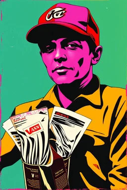 its the economy in the style of warhol