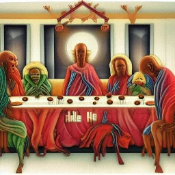 Hidden Alien Last Supper