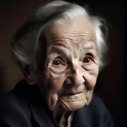 portrait of an elderly care
