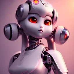 Yui robot girl hd 4k neon ลงตัว หุ่นยน ผู้หญิง baby cute