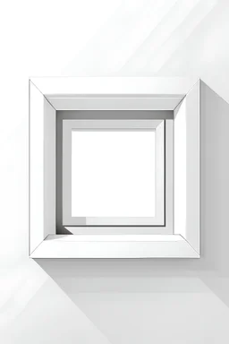 illustration of a rectangular white table, oriented square to the viewer and seen from directly above